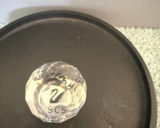 Swarovski Crystal SCS Swan Paperweight