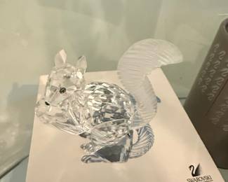 Swarovski Crystal 10th Anniversary Squirrel Figurine