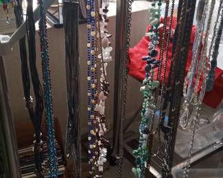Assorted Beaded Necklaces and Chains
