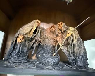 Figurine of Three Figures by W. R. Brunner