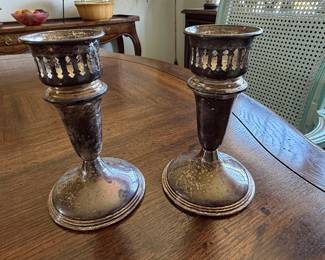 Sterling Silver Candlesticks by Duchin Creation