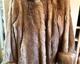 Pamela McCoy Faux Fur Coat