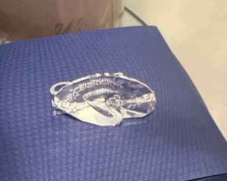 Swarovski Crystal Swan Figurine