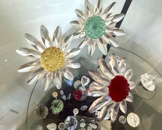Swarovski Crystal Marguerite Daisy Figurines