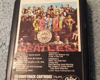 The Beatles Sgt. Pepper's Lonely Hearts Club Band 8-Track Cartridge