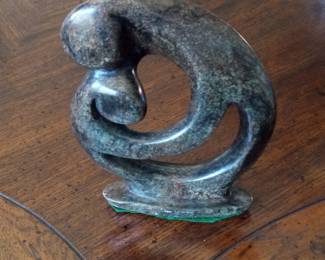 Shona Mother and Child Sculpture