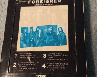 Foreigner Double Vision 8-Track Tape