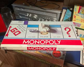 Monopoly No. 9 Parker Brothers Real Estate Trading Game