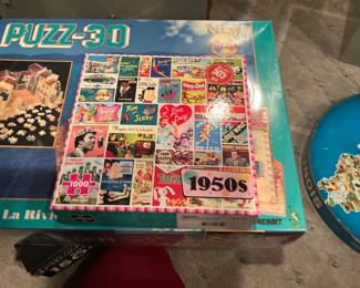 Puzz-3D 1950s Collage Jigsaw Puzzle