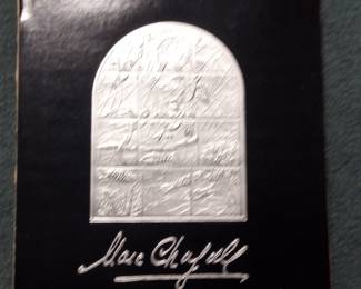 Marc Chagall "Jerusalem Windows" Sterling Silver Medallion Set