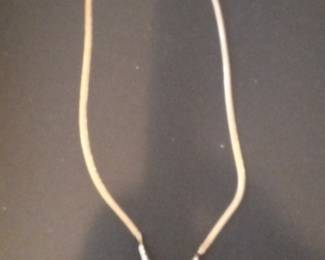 Diamond and 14K Gold Necklace
