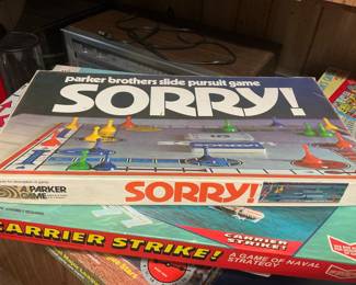 Parker Brothers Sorry! Slide Pursuit Board Game