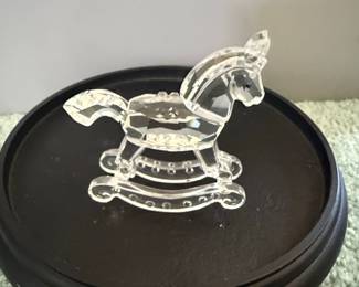Swarovski Crystal Rocking Horse Figurine