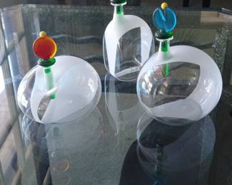 F. & M. Ballarin Murano Glass Perfume Bottles (Set of 3)