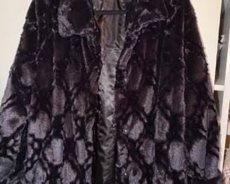 Dennis Basso Faux Fur Coat