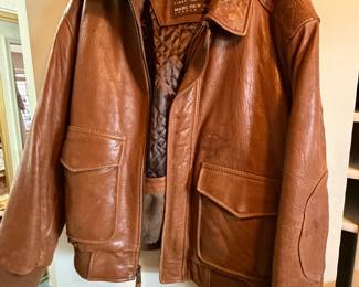 Marc New York Andrew Marc Leather Bomber Jacket