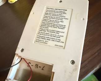Mattel Electronic Football Game 1977