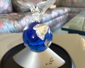 Swarovski Crystal Planet 2000 Millennium Edition with Eagle