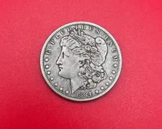 1884O 90 Silver Morgan Dollar