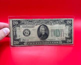 Series Of 1934 C $20 Federal Reserve Note