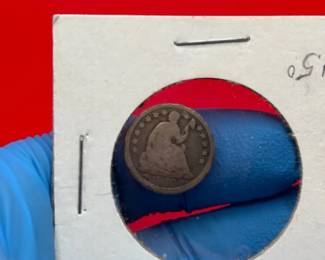 1853 Seated Liberty Half Dime
