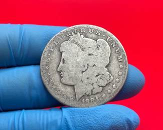 1884 90 Silver Morgan Dollar