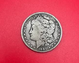 1901O Silver Morgan Dollar