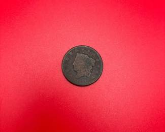 1831, Large Letters Coronet Head Large Cent