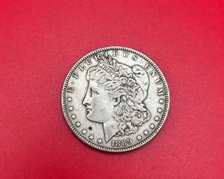 1889 90 Silver Morgan Dollar