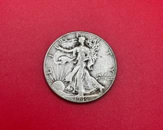 MINT ERROR 1946 Walking Liberty DDR Silver Half Dollar