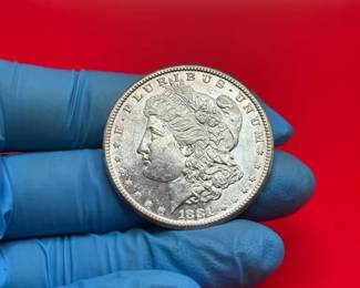 MS PL 1881S Morgan Silver Dollar