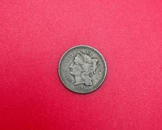1865 3 Cent Piece
