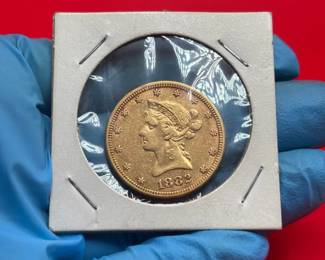 1882 Liberty Head $10 Gold Eagle 90 Solid Gold