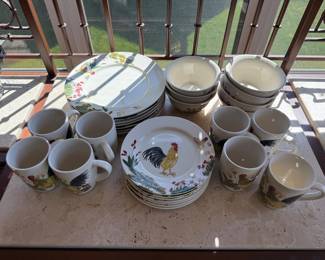Paula Deen Rooster Dinnerware