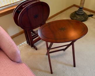 Bombay Co. Wood Tray Tables
