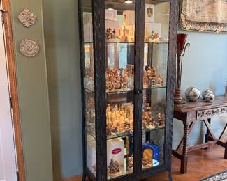 Heavy Wrought Iron Display Cabinet, 2 Available