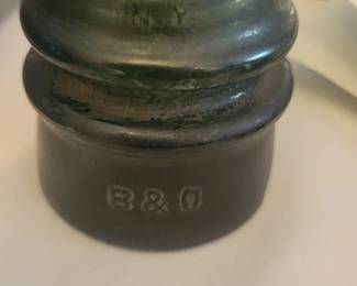 B & O railroad insulator 