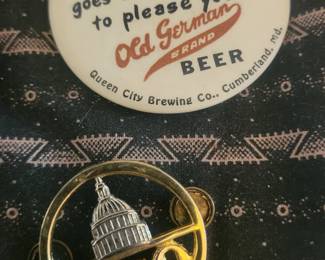 B&O screw back badge
