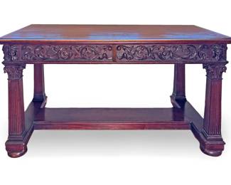 Antique Library Table A