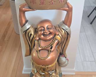 Laughing Budda Holding Gold Ingot