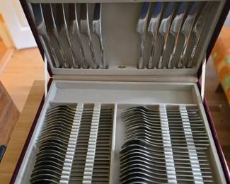  03 Pristine 60piece Midcentury Dansk Flatware