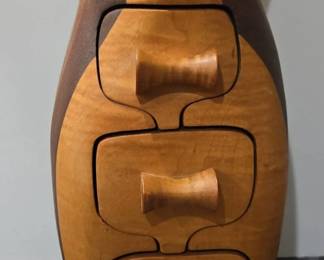 Deborah Bump Owl Jewelry Box