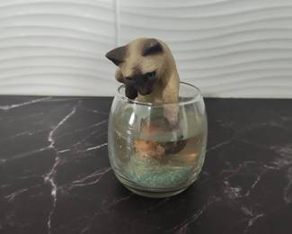 Vintage Marston California Siamese Cat Figurine