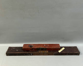 Lot 30: Antique Carpenter Wooden Levels