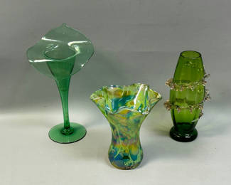 Lot 23: Hand- Blown Art Glass