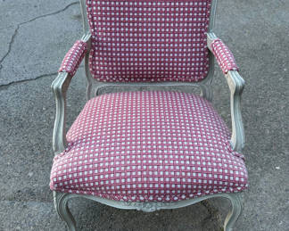 Lot 12: French Provincial Upholstered Arm Chair