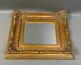 Lot 32: Gold Gilt Wall Mirror