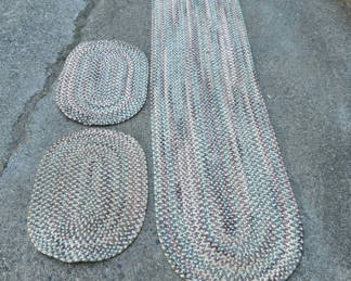 Lot 13: Braided Rugs