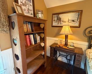Grandma core style heart cutout shelf