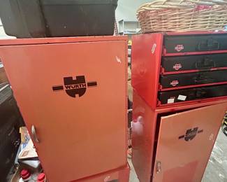 vintage Wurth tool chests 